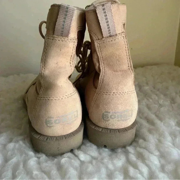 Sorel Women’s Caribou OTM Natural Combat Winter Boots Size 8 - Picture 5 of 10